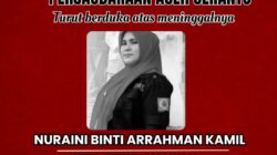 Kehilangan Besar PAS Langsa, Nuraini Aini Tutup Usia, Sepanjang Hayat Bantu Warga Aceh Perantauan