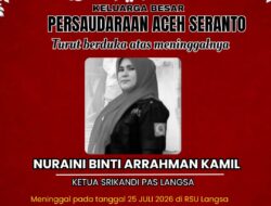 Kehilangan Besar PAS Langsa, Nuraini Aini Tutup Usia, Sepanjang Hayat Bantu Warga Aceh Perantauan