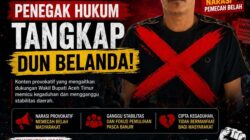 Mahasiswa Aceh Timur Desak Penegak Hukum Tangkap Dun Belanda.