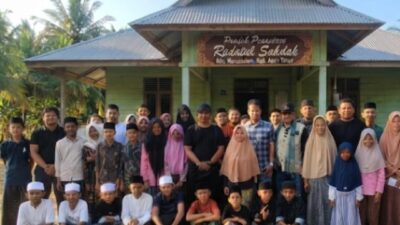 Pimpinan dan Santri Dayah Rodatul Sakdah Paya Lipah Sampaikan Apresiasi dan Terima Kasih kepada Kapolres serta Kasat Intelkam Aceh Timur