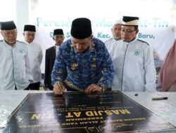 Diresmikan Bupati Aceh Tamiang, Warga Sukajadi Kini Miliki Mesjid Kembali