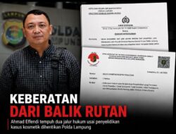 Berawal Laporan Kosmetik, Berujung OTT, Kini Ahmad Effendi Ajukan Keberatan ke Polda Lampung