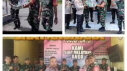 Sinergi Tanpa Batas, Danramil 03/Batui Beri Kejutan Tumpeng HUT Bhayangkara Ke-80 Di Polsek Batui