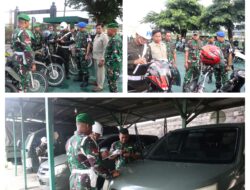 Kodim 1306/Palu Gelar Cek Pemeriksaan Mendadak Kendaraan Dinas Maupun Pribadi