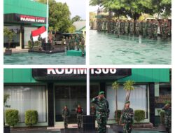 Pelihara Nasionalisme Kodim 1306/Palu Gelar Upacara Bendera Rutin Mingguan