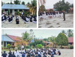 Pendidikan Bela Negara: Babinsa Memberikan Materi Wawasan Kebangsaan di SMA Negeri 2 Bunta