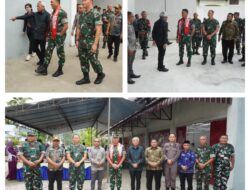 Dandim 1308/LB Dampingi Pangdam XXIII/Palaka Wira Tinjau Progres Pembangunan KDMP Di Banggai Laut