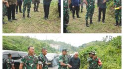 Bupati Balut Dampingi Pangdam Kodam XXIII/PW Tinjau Lokasi Rencana Pembangunan Kodim
