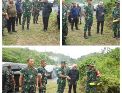 Bupati Balut Dampingi Pangdam Kodam XXIII/PW Tinjau Lokasi Rencana Pembangunan Kodim