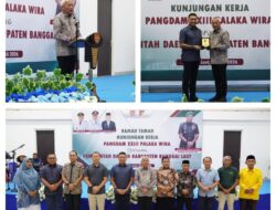Bupati Balut Gelar Acara Ramah Tamah Kedatangan Pangdam XXIII/Palaka Wira