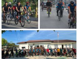 Perkuat Kebugaran Dan Kebersamaan Prajurit ,Danrem 132/Tadulako Pimpin Sepeda Santai 30 Km
