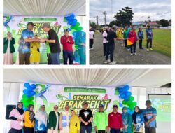 Danramil 03/Batui Dukung Gerakan Hidup Sehat Melalui Semarak PROLANIS HUT BPJS Kesehatan Ke-58