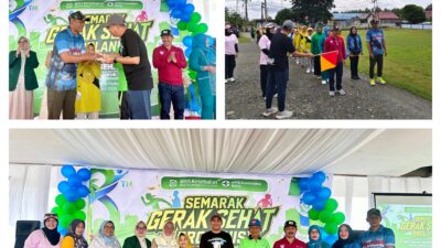 Danramil 03/Batui Dukung Gerakan Hidup Sehat Melalui Semarak PROLANIS HUT BPJS Kesehatan Ke-58