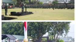Kasdam XXIII/Palaka Wira Pimpin Upacara Bendera 17-an, Bacakan Amanat Kasad Tekankan Disiplin dan Pengabdian Prajurit