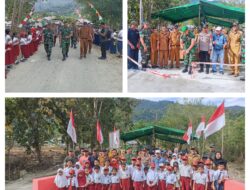 Peresmian Jembatan Armco Garuda Merah Putih, Wujud Nyata Sinergi TNI AD dan Pemerintah untuk Kesejahteraan Masyarakat