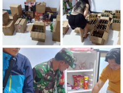 Jaga Keamanan Dan Ketertiban , Sinergitas Babinsa Koramil 01/Luwuk, Polsek Luwuk Bersama Lurah Kaleke Lakukan Sweeping Miras