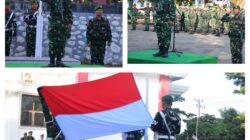 Korem 132/TDL Gelar Upacara Mingguam, Tingkatkan Displin Dan Profesionalisme Prajurit
