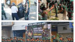 Danrem 132/Tadulako Turun Langsung pada Karya Bakti Semarak HUT ke-1 Kodam XXIII/Palaka Wira