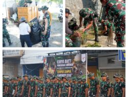 Danrem 132/Tadulako Turun Langsung pada Karya Bakti Semarak HUT ke-1 Kodam XXIII/Palaka Wira
