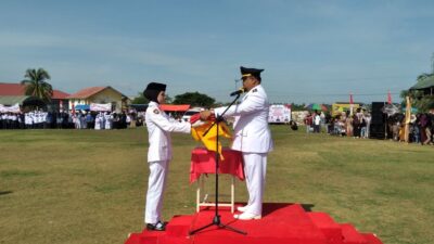 Upacara Peringatan Detik-Detik Proklamasi Kemerdekaan RI ke-81 Digelar Khidmat di Kecamatan Nurussalam