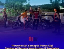 Hadir di Tengah Masyarakat pada Malam Hari, Sat Samapta Polres Sigi Gelar Patroli Perintis Presisi Demi Situasi Tetap Kondusif
