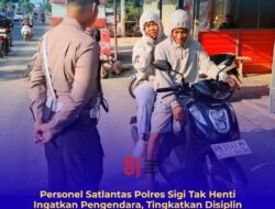 Satlantas Polres Sigi Edukasi Keselamatan Berlalu Lintas Di Kabupaten Sigi
