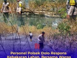 Polsek Dolo Tanggap Cepat, Respons Laporan Warga Terkait Kebakaran Lahan