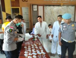 Polres Aceh Tamiang Gelar Tes Urine dan Ujian Beladiri bagi 60 Personel Peserta UKP