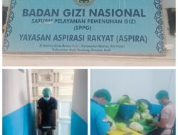 SPPG ASPIRA Aceh Tamiang Terapkan Standar Ketat MBG, Kantongi SLHS, Sertifikat Halal dan Sertifikat Chef