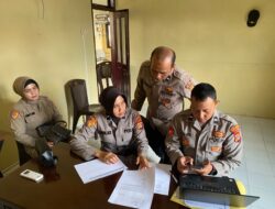 Bagren Polres Aceh Tamiang Laksanakan Supervisi Perencanaan Program dan Anggaran di Empat Polsek Jajaran