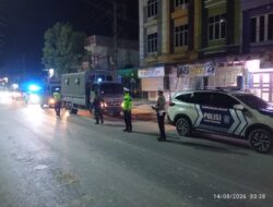 Apel gabungan TNI – polri Dan patroli dalam rangka cipta kondisi Kamtibmas di polres Aceh Tamiang
