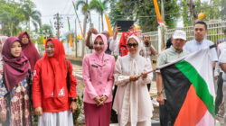 KB-TK Kemala Bhayangkari 12 Aceh Tamiang Meriahkan Karnaval HUT ke-81 Kemerdekaan RI