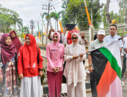 KB-TK Kemala Bhayangkari 12 Aceh Tamiang Meriahkan Karnaval HUT ke-81 Kemerdekaan RI