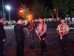 Ketua DPRK Aceh Tamiang Fadlon Pimpin Taptu dan Pawai Obor, Semarak HUT Ke-81 RI Penuh Khidmat