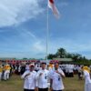 Kepala Satuan Pelayanan Pemulihan Gizi (KSPPG) Nurussalam Hadiri Upacara HUT RI Ke-81 di Kecamatan Nurussalam