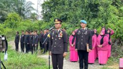 Polres Aceh Tamiang Gelar Pemakaman Secara Dinas Alm. Aipda Hendri Arisandi