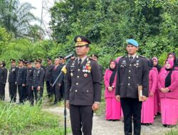 Polres Aceh Tamiang Gelar Pemakaman Secara Dinas Alm. Aipda Hendri Arisandi
