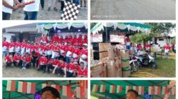Semarak HUT RI ke-81, PKS Pulau Tiga PTPN IV Regional VI Gelar Jalan Santai