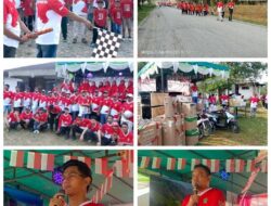 Semarak HUT RI ke-81, PKS Pulau Tiga PTPN IV Regional VI Gelar Jalan Santai