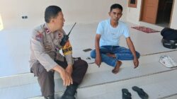 Bhabinkamtibmas Pengawu Sambang Warga Binaan, Sampaikan Pesan Kamtibmas Lingkungan