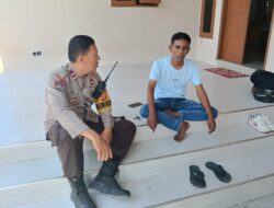 Bhabinkamtibmas Pengawu Sambang Warga Binaan, Sampaikan Pesan Kamtibmas Lingkungan