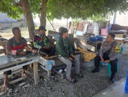 Bhabinkamtibmas Laksanakan Sambang dan DDS, Sampaikan Pesan Kamtibmas kepada Warga