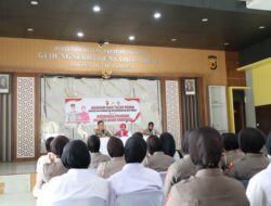 Kapolres Aceh Tamiang dan Ketua Bhayangkari Gelar Arahan dan Tatap Muka Bersama Personel Polwan