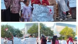 Warga Langsa Gelar Aksi Demo Tuntut Hak Jadup di Depan Kantor Wali Kota
