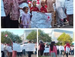 Warga Langsa Gelar Aksi Demo Tuntut Hak Jadup di Depan Kantor Wali Kota