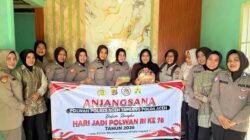 Polwan Polres Aceh Tamiang Gelar Anjangsana, Wujud Kepedulian dan Solidaritas dalam HUT Polwan ke-78