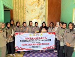 Polwan Polres Aceh Tamiang Gelar Anjangsana, Wujud Kepedulian dan Solidaritas dalam HUT Polwan ke-78