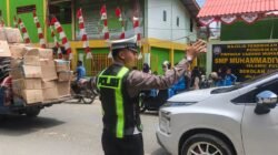 Pastikan Zona Aman Sekolah, Sat Lantas Polres Aceh Tamiang Intensifkan Strong point Pagi