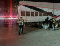 Patroli Blue Light Rutin, Satlantas Polres Aceh Tamiang Hadir Jaga Keamanan dan Keselamatan Pengguna Jalan
