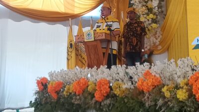 Musda VI Golkar Aceh Tamiang, Adriadi Kembali Terpilih Secara Aklamasi